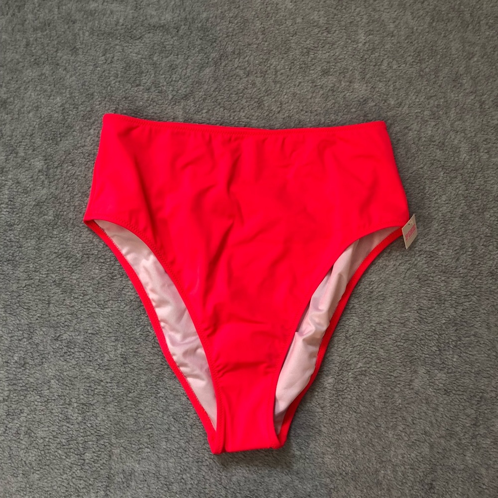NWT Strappy Back High Waist Bikini VS PINK